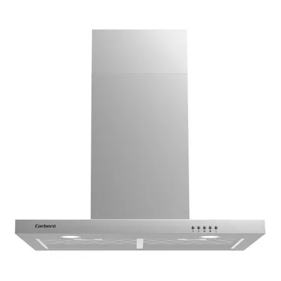 Campana extractora Corbero VOSTOK760X Canalizado/Recirculación 70cm Acero inoxidable y vidrio templado