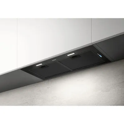 Campana extractora Elica FOLD-BLK-80 Canalizado/Recirculación 80cm LED negra