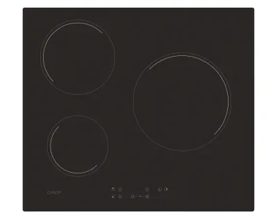 Candy Timeless CH63CT Negro Integrado 59 cm Cerámico 3 zona(s)