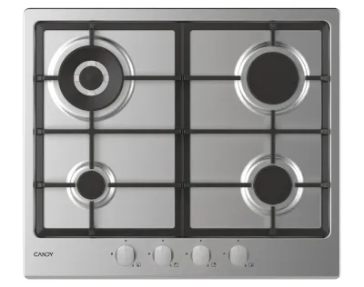 Candy Timeless CHG6BR4WX Acero inoxidable Integrado 60 cm Encimera de gas 4 zona(s)