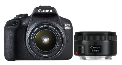 Canon EOS 2000D Kit 24,1MP+EF-S18-55mm IS II+EF50mm f/1.2