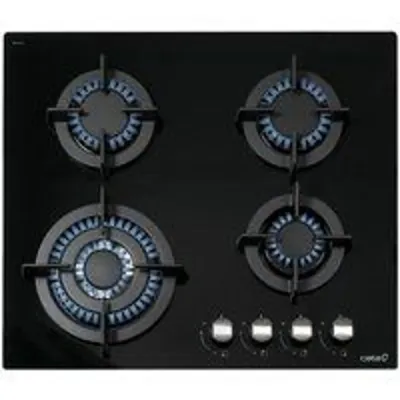 Cata CCI 6031 BK Placa de Gas 4 Zonas 60cm Cristal Negro
