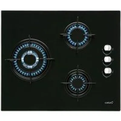 Cata CI 6021 BK Placa de Gas 3 Zonas Negro