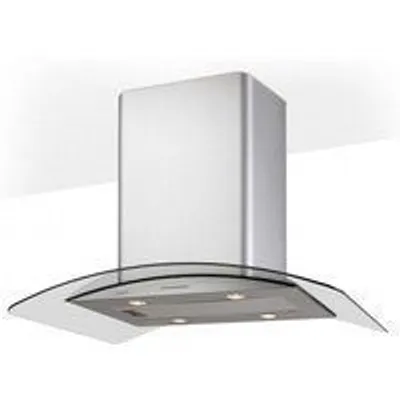 Cata Gamma 90 Campana de Isla 90cm Cristal/Inox