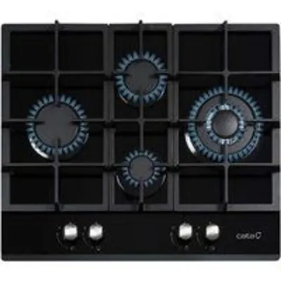 Cata LCIB 6031 BK Placa de Gas 64cm 4 Zonas Negro