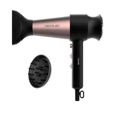 Cecotec Bamba IoniCare RockStar Retro 2000W Negro/Rosa