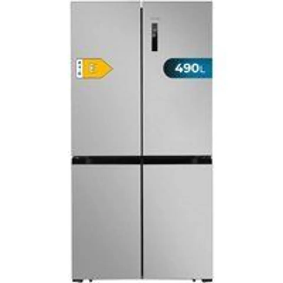Cecotec Bolero CoolMarket 4D 490 Frigorífico Americano No Frost E Acero Inoxidable