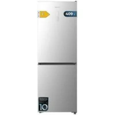 Cecotec Bolero CoolMarket Combi 409L Frigorífico 185cm Clase E Inox MAX INSIDE Total No Frost Display Exterior
