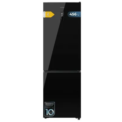 Cecotec Bolero CoolMarket Combi 456L Frigorífico 201cm Clase E Cristal Negro