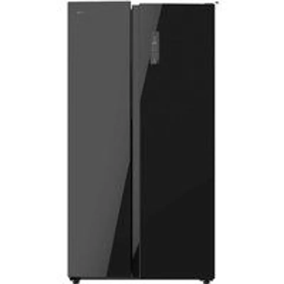Cecotec Bolero CoolMarket SBS 550 Glass Frigorífico Americano Side by Side No Frost E Negro