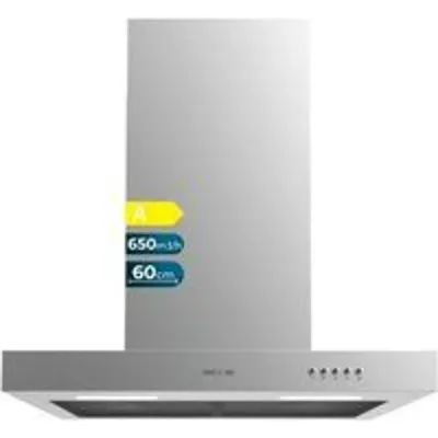 Cecotec Bolero Flux TM 606500 Campana Extractora 60cm A Acero Inoxidable