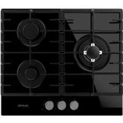 Cecotec Bolero Squad G 3200f Placa De Gas 6250w 3 Fuegos Negro