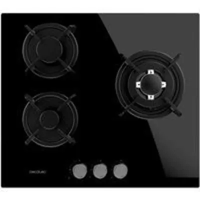 Cecotec Bolero Squad G 3200s Placa De Gas 6250W 3 Zonas Negro