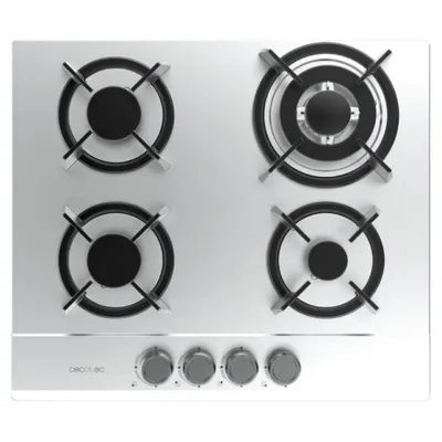 Cecotec Bolero Squad G 4200s Placa De Gas 8000w 4 Fuegos Inox