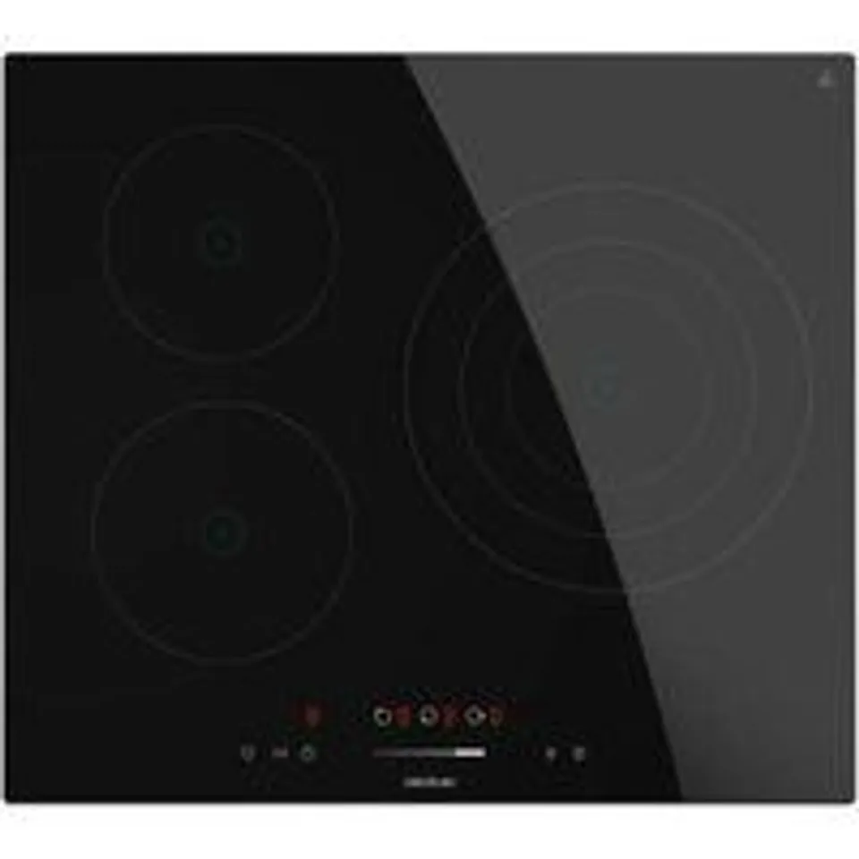 Cecotec Bolero Squad V 3100 Placa De Vitrocerámica 3 Zonas 5700W Negro