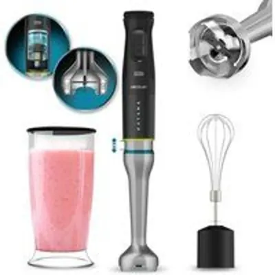 Cecotec Katana 15 TotalDestroy Cream B Batidora de Mano 1500W Acero Inoxidable