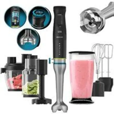 Cecotec Katana 15 TotalDestroy Full B Screen Batidora de Mano 1500W Negro + Accesorios