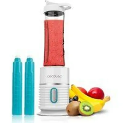 Cecotec Power Titanium 500 EasyGo Batidora de Vaso para Smoothies 500W Blanca