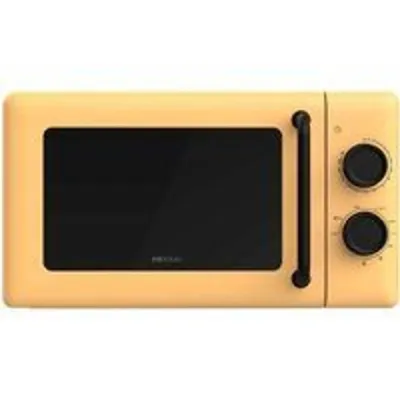 Cecotec Proclean 3110 Microondas Mecánico con Grill de 20 L y 700 W Amarillo