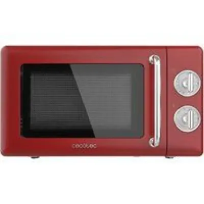 Cecotec ProClean 3110 Retro Microondas con Grill 20L 700W Rojo