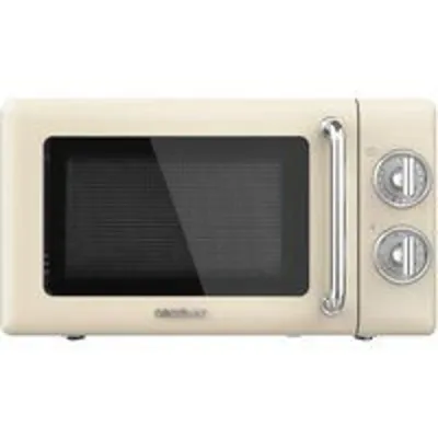 Cecotec ProClean 3110 Retro Microondas con Grill 20L 700W Beige