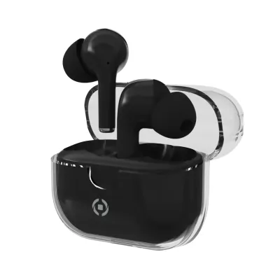 Celly CLEAR TWS Auriculares In-Ear Bluetooth USB-C Negro