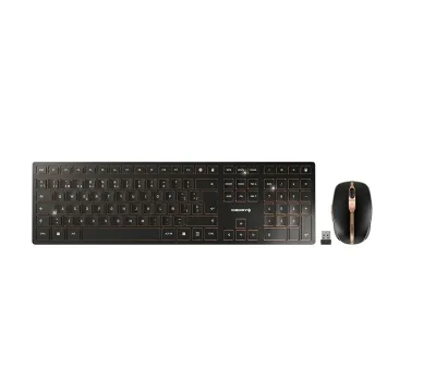CHERRY DW 9100 SLIM teclado Ratón incluido Universal RF Wireless + Bluetooth QWERTY Español Negro