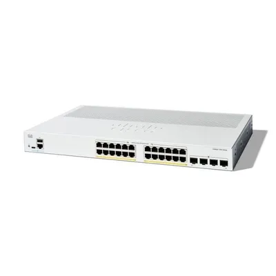 Cisco Switch 24 Puertos Gigabit PoE+ 4 SFP Gestionado QoS VLAN 56Gbps