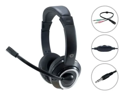 Conceptronic POLONA02BA auricular y casco Auriculares Alámbrico Diadema Juego Negro