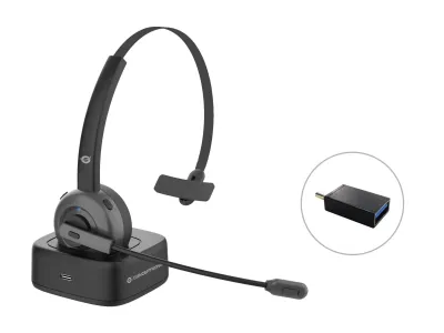 Conceptronic POLONA03BD Auriculares Bluetooth Base Carga