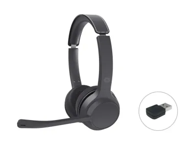 Conceptronic POLONA04BA Auriculares Bluetooth/USB-C Negro