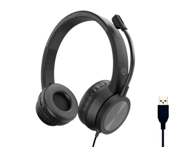 Conceptronic POLONA05B auricular y casco Auriculares Alámbrico Diadema Llamadas/Música USB tipo A Negro