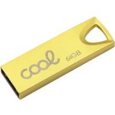 Cool 64GB USB 2.0 Metal Dorado