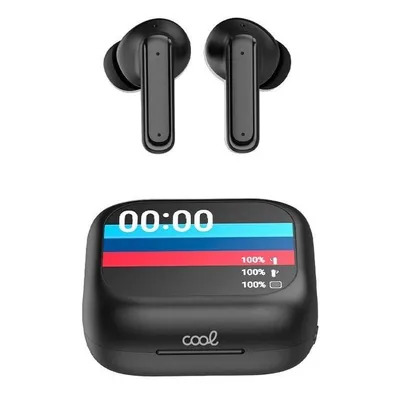 Cool Ambient Auriculares Bluetooth ANC LCD Negro