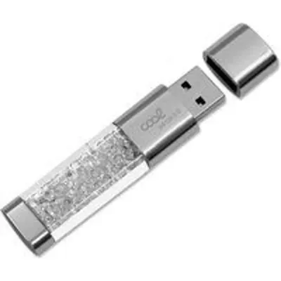 Cool Crystal Pen Drive USB 3.0 64GB Blanco