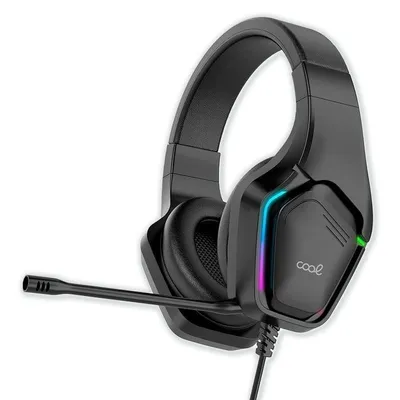 COOL Exodus Auriculares Gaming LED RGB + Adaptador Audio