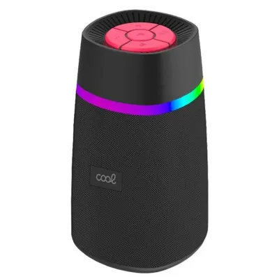 Cool Gradient TWS Bluetooth 10W Altavoz Portátil Rojo/Negro