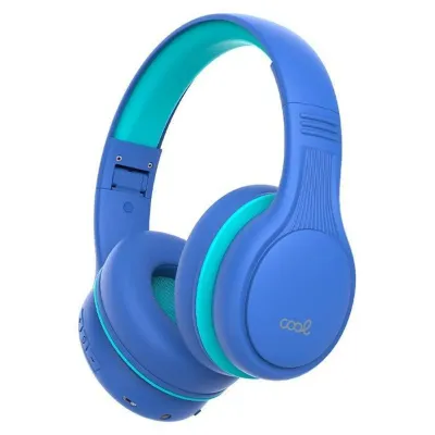 Cool Kids Auriculares Bluetooth Infantiles con Limitador de Volumen Azul
