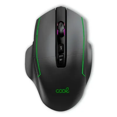 Cool Lagoon Ratón Gaming 2en1 Wireless Bluetooth RGB Negro