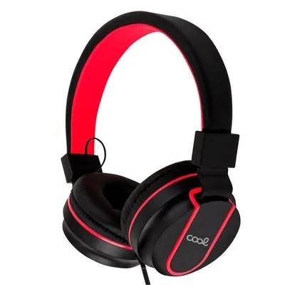 Cool Toronto Auriculares Jack 3.5mm Micrófono Negro/Rojo