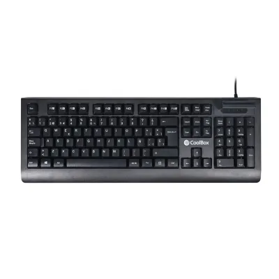 CoolBox COO-TEC04DNI Teclado USB QWERTY Español Negro