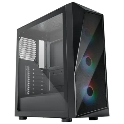 Cooler Master CMP 520 Tower Cristal Templado USB3.2 Negra