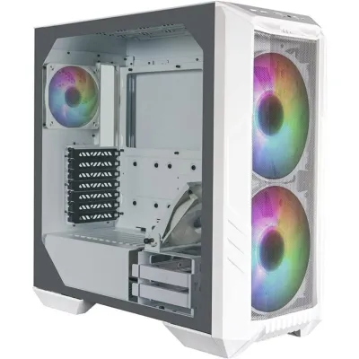 Cooler Master HAF 500 Caja con Cristal Templado USB 3.0 Blanca