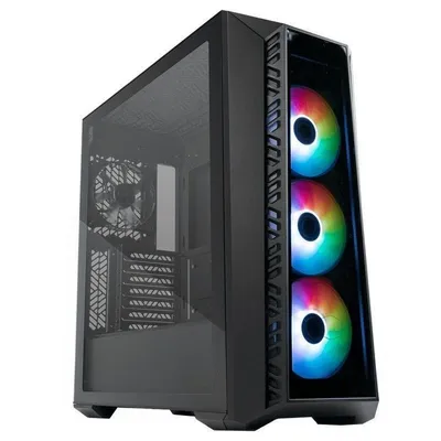 Cooler Master MasterBox 520 Cristal Templado ARGB USB3.2