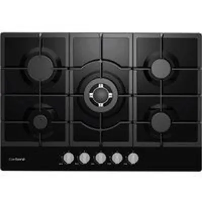 Corberó CPCGM5F5021N Placa de Gas 5 Zonas 75cm Negra