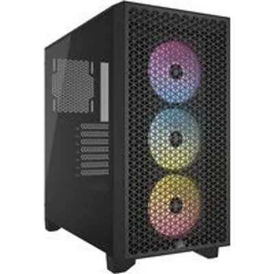Corsair 3000D RGB AIRFLOW Cristal Templado USB 3.2 Negra