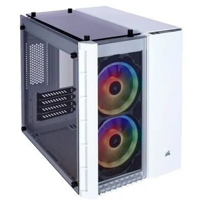 Corsair Crystal Series 280X RGB Cubo con Puertas de Cristal Templado Blanco
