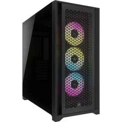 Corsair iCUE 5000D RGB AIRFLOW Cristal Templado USB 3.2 Negra
