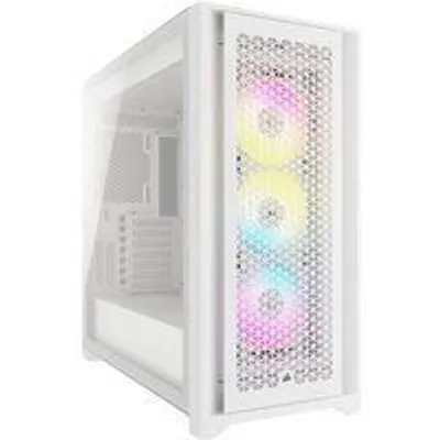 Corsair iCUE 5000D RGB AIRFLOW Cristal Templado USB 3.2 Blanca