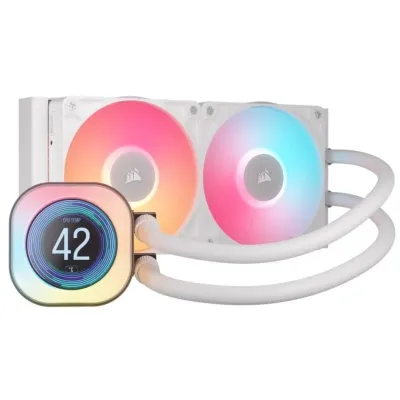 Corsair iCUE LINK TITAN 240 RX LCD Kit RL 240mm Blanco